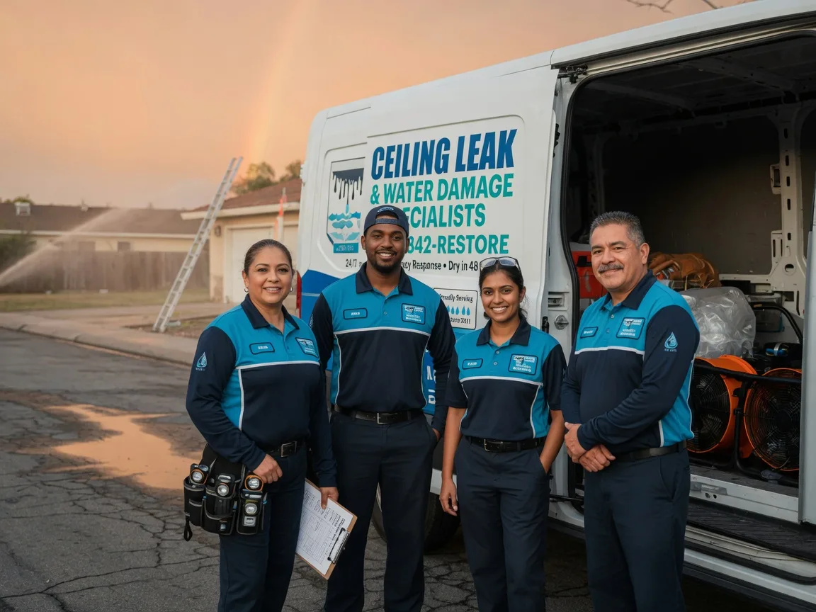 Ceiling Leak Cleanup company in Mount Calm, TX